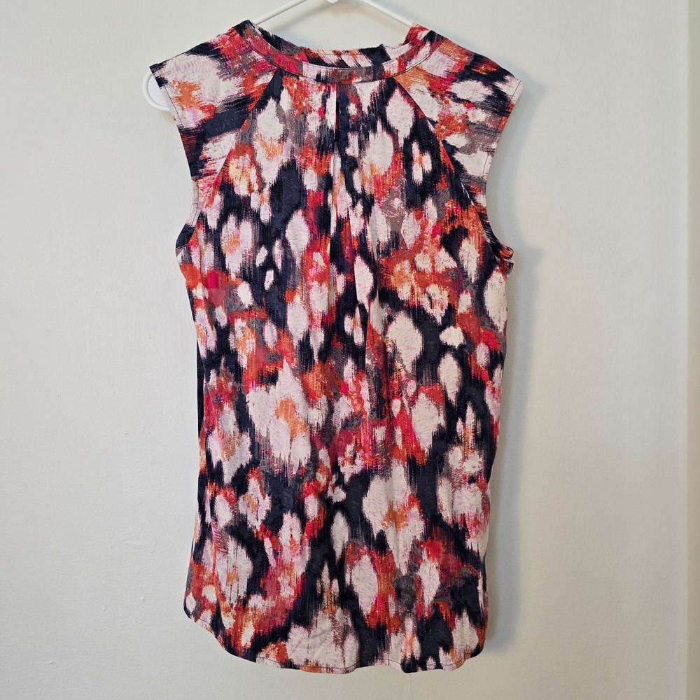 NIC+ZOE Blouse Sleeveless Top Womens Extra Small Purple Pink Orange - Picture 3 of 6